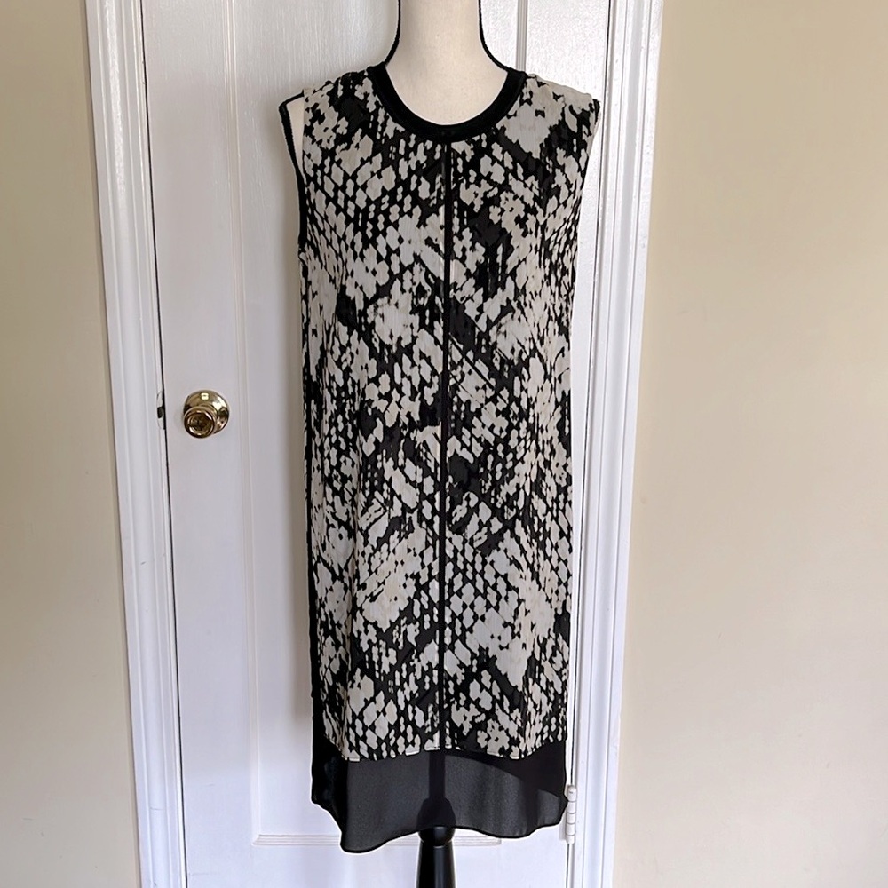 Vince Basketweave Shift Dress